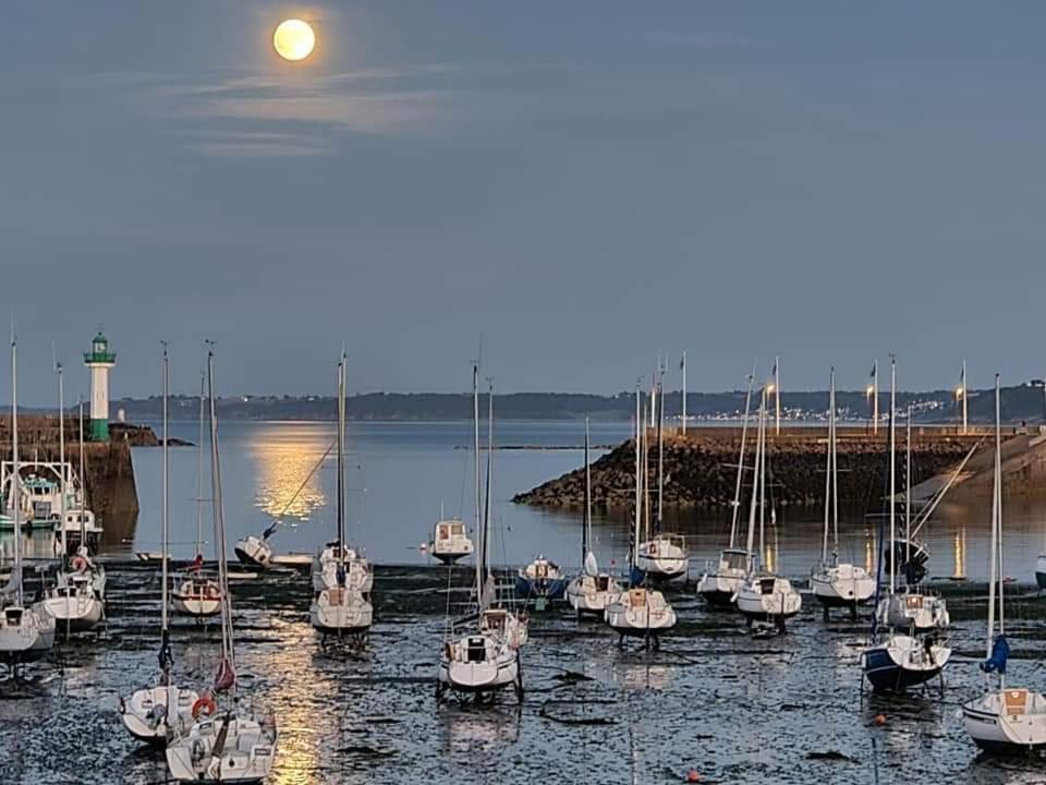 L’appart du Portrieux, vue mer exceptionnelle, wifi Saint-Quay-Portrieux Extérieur photo