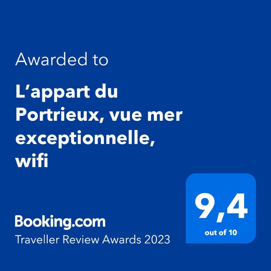 L’appart du Portrieux, vue mer exceptionnelle, wifi Saint-Quay-Portrieux Extérieur photo